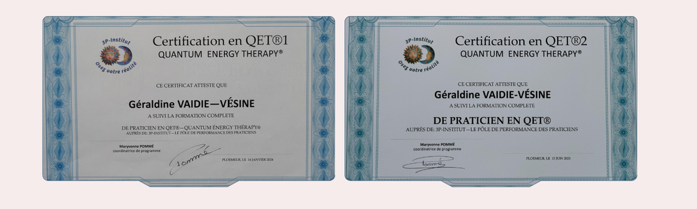 Certifications en QET® 1 et 2